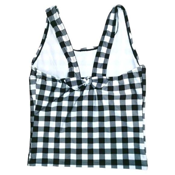 Girls' Rainbow Applique Sequin Tankini Bikini Top - Cat & Jack
Black Xs 4-5 - Picture 3 of 15